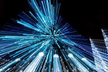 光の線と輝き / Light Lines and Gleam