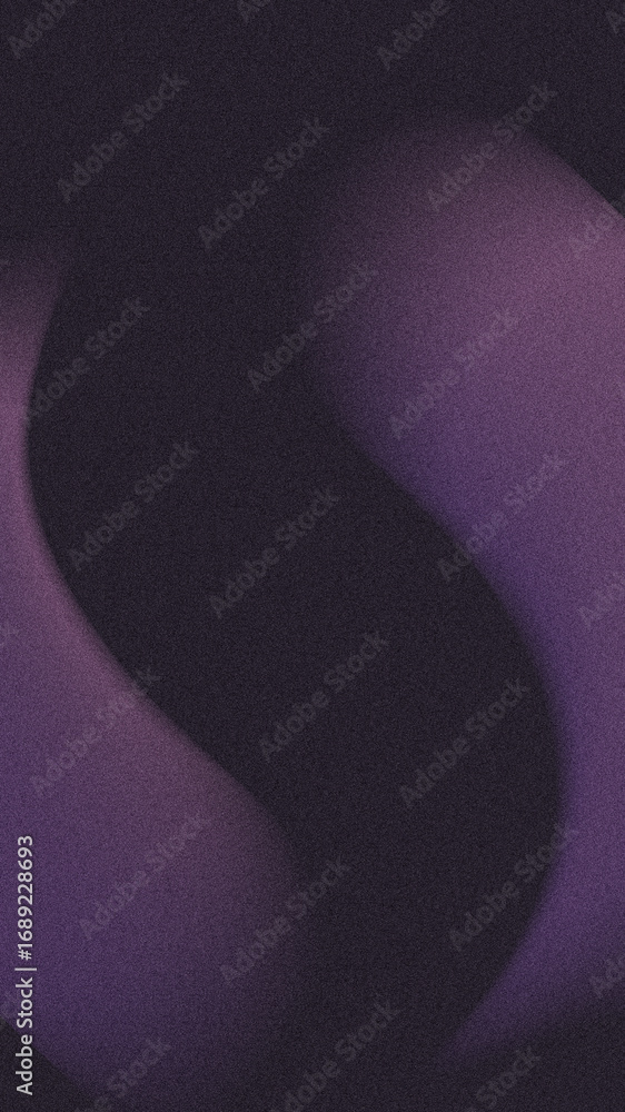Poster dark purple mauve illuminated patterns on dark gradient background, grainy color gradient background