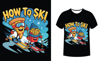 Pizza vector t-shirt design