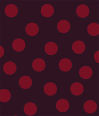 Seamless neutral polka dots pattern. White hand-drawn circles on dusty pink background. Abstract Random points ornament. Vector rose illustration for wallpaper, fabric, print, wrapping paper, textile