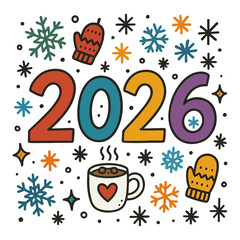 Cold Theme 2026 Illustration - Winter Frost & Icy Digital Art

