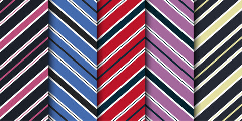 Modern seamless stripes pattern design, Abstract geometric diagonal textile background