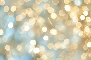 White bokeh backgrounds glitter light.