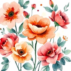 watercolor flower illustration