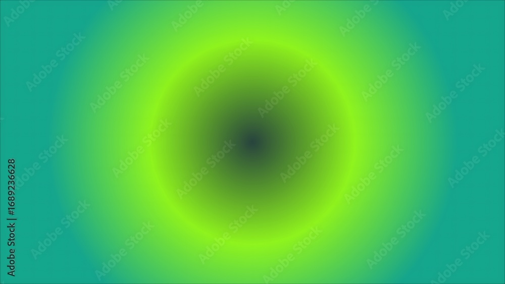 Poster abstract green gradient background with concentric circles and smooth transitions