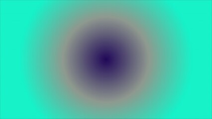 Abstract radial gradient background in teal blue and dark violet colors