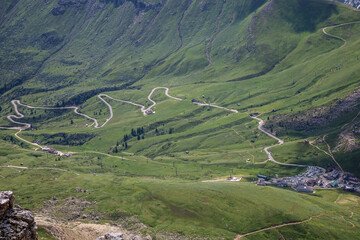 Mountain winding road