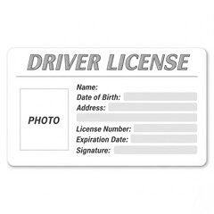 driver license template 