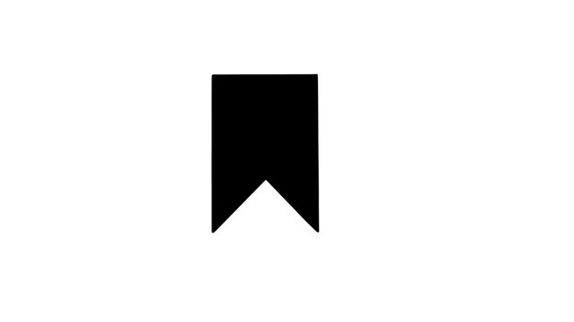 Easy to use bookmark or save icon