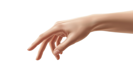 Womans Hand Reaching Elegant Gesture