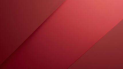 Obraz premium Abstract background with overlapping planes of deep red and crimson hues, creating a sense of depth and modern design.