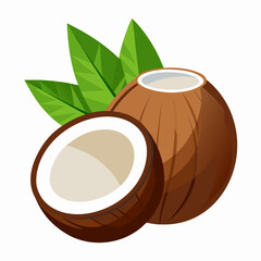 illustration of a coconut milk