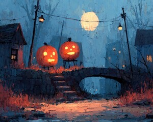 General spooky Halloween background