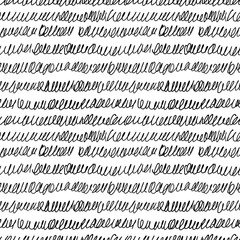 Abstract Doodle Scribbles Vector Seamless Pattern