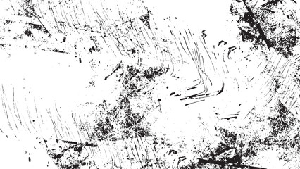 Concrete Distressed Texture. Scratched Grunge Overlay Abstract Black and White Background