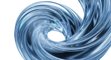 Abstract Blue Vortex Swirl Liquid Flow Dynamic Energy Motion Fluid Art Background