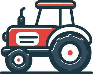 Fototapeta premium Tractor truck icon