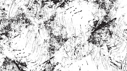 Distressed Vintage Texture. Vector Dust Scratches and Grunge Old Photo Background