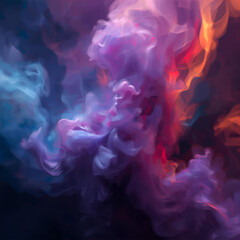 Abstract colorful background with smooth gradient tones. Modern vivid backdrop design for posters, digital art, web design, presentations, and creative projects.