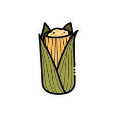 traditional mexican tamale food cuisine illustration
