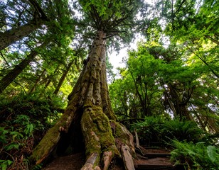 Majestic forest giant