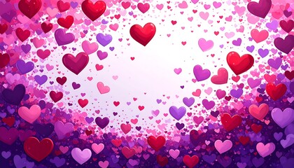 Heart-shaped graphic background
