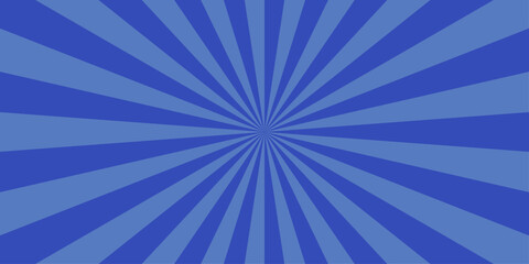 blue ray abstract lollipop and cartoon star burst sunburst background.