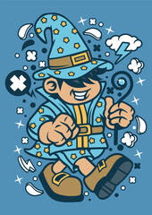 T shirt design with vintage design