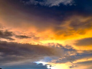 Dramatischer Wolkenhimmel