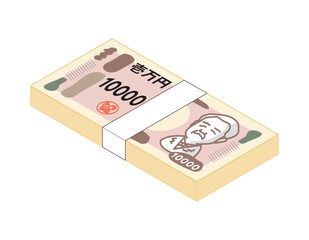 10000円札の札束
