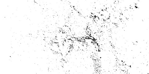 Distress urban overlay spotted concrete grain surface grainy noise rust wall grunge black splatter and white background. damaged chalk crack rough ink wall texture.	