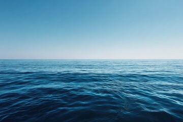 Obraz premium Vast expanse of ocean and sky