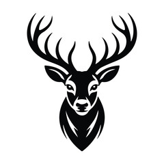 Fototapeta premium silhouette of a deer