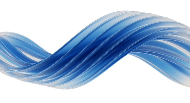 Blue Abstract Wave Flowing Ribbon Seamless Background Vector Graphic Design Element