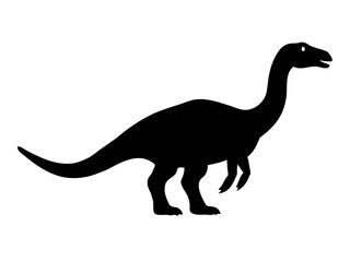 Dinosaur simple  silhouette vector,Dinosaur icon