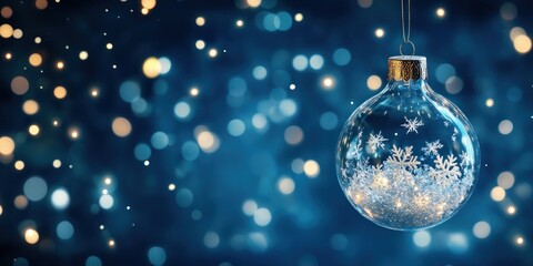 Icicle-shaped glass ornament lights background christmas.