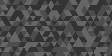Abstract geometric seamless pattern origami black, gray square cube repeat triangulated random cube low polygon triangle textile abstract corporate creative design.	