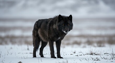 Obraz premium Shadow of the Winter Wild