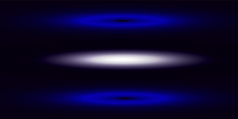 Laser lines of light. Horizontal neon light. Eps10