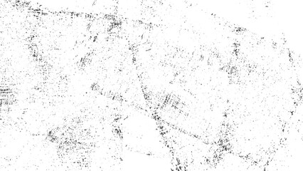 Distressed cracked surface abstract grunge background illustration. Grainy stipple dot work halftone noise texture black and white. 