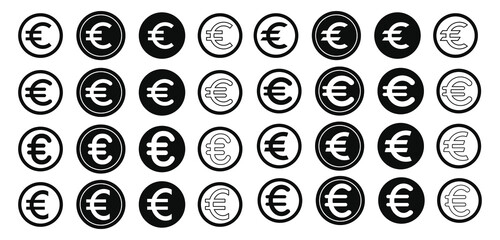 euro icon. set of all euro icon collection here
