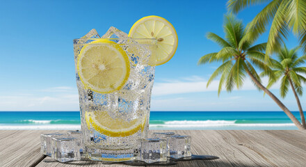 sparkling lime drink