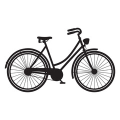 Silhouette of a Bicycle