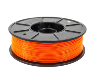 Vibrant Orange Filament Spool for 3D Printing - Precision Material for Modern Technology
