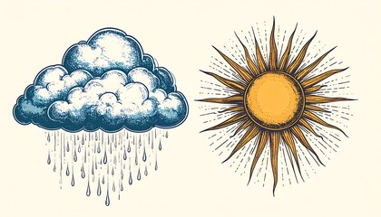 Vintage weather icons (1)