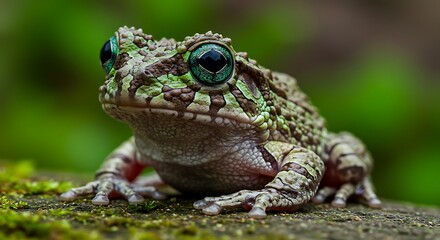 Fototapeta premium Emerald Eyes of the Rainforest