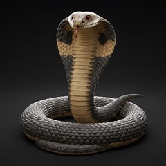 Cobra's Majesty: Hyperrealistic 3D Render