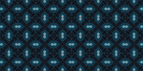 Seamless abstract pattern. Wide carpet pattern. Abstract banner background. Art woven background