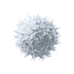 Microscopic View of a White Blood Cell, Immune System Cell, Detailed 3D Render