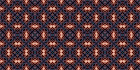 Seamless abstract pattern. Wide carpet pattern. Abstract banner background. Art woven background